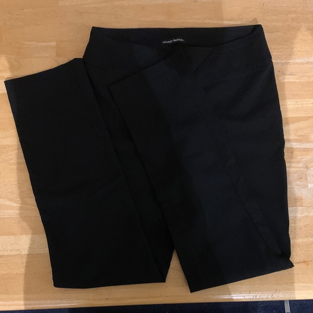 Hilary Radley Black Cropped Fitted Trousers